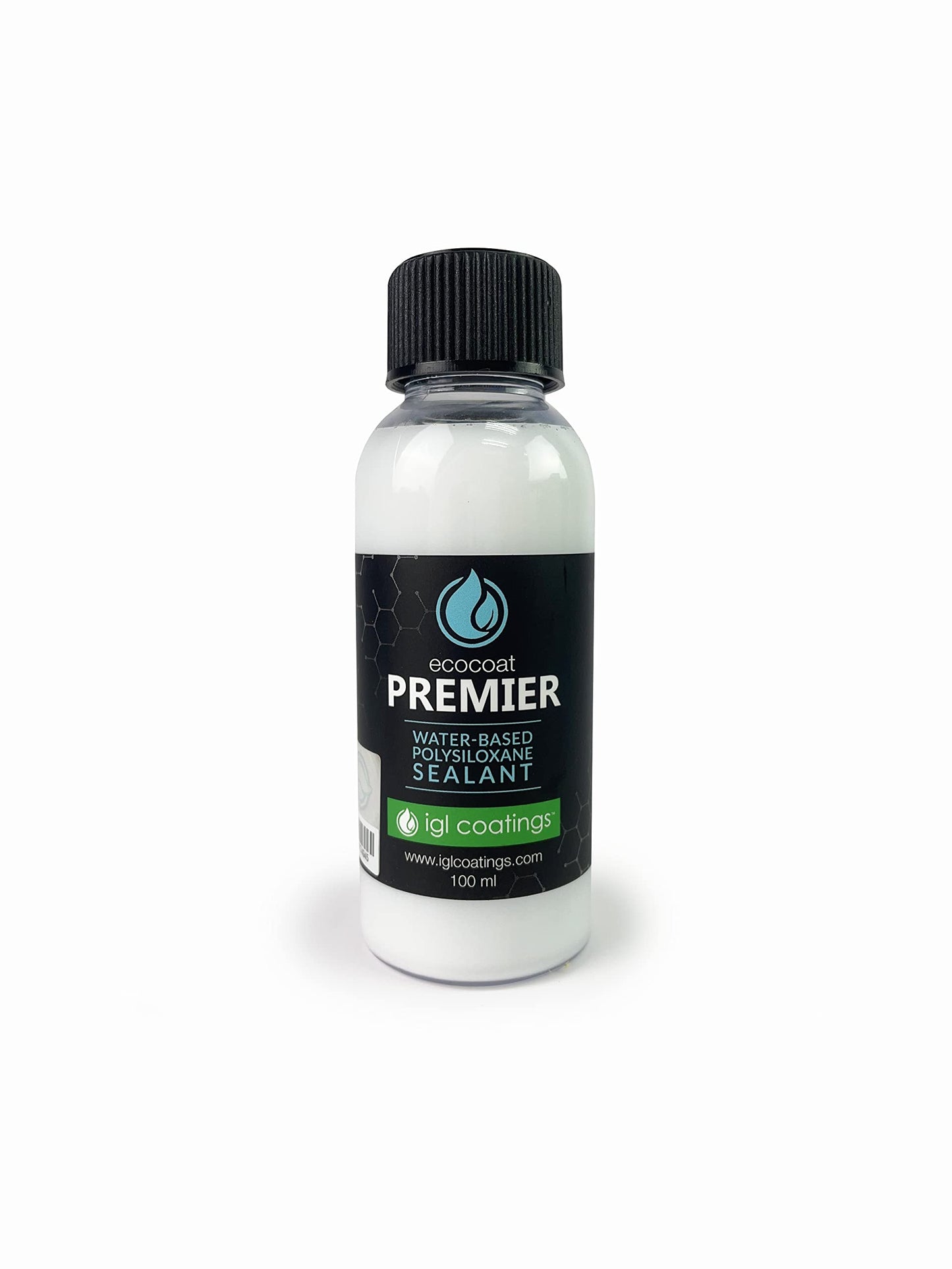 IGL Coatings Ecocoat Poly – Hydrophobic Spray Coating, High Gloss & UV Protection, Long-Lasting Ceramic Sealant for Cars, Water-Repellent & Easy Application – Eco-Friendly & VOC-Compliant (50ml)