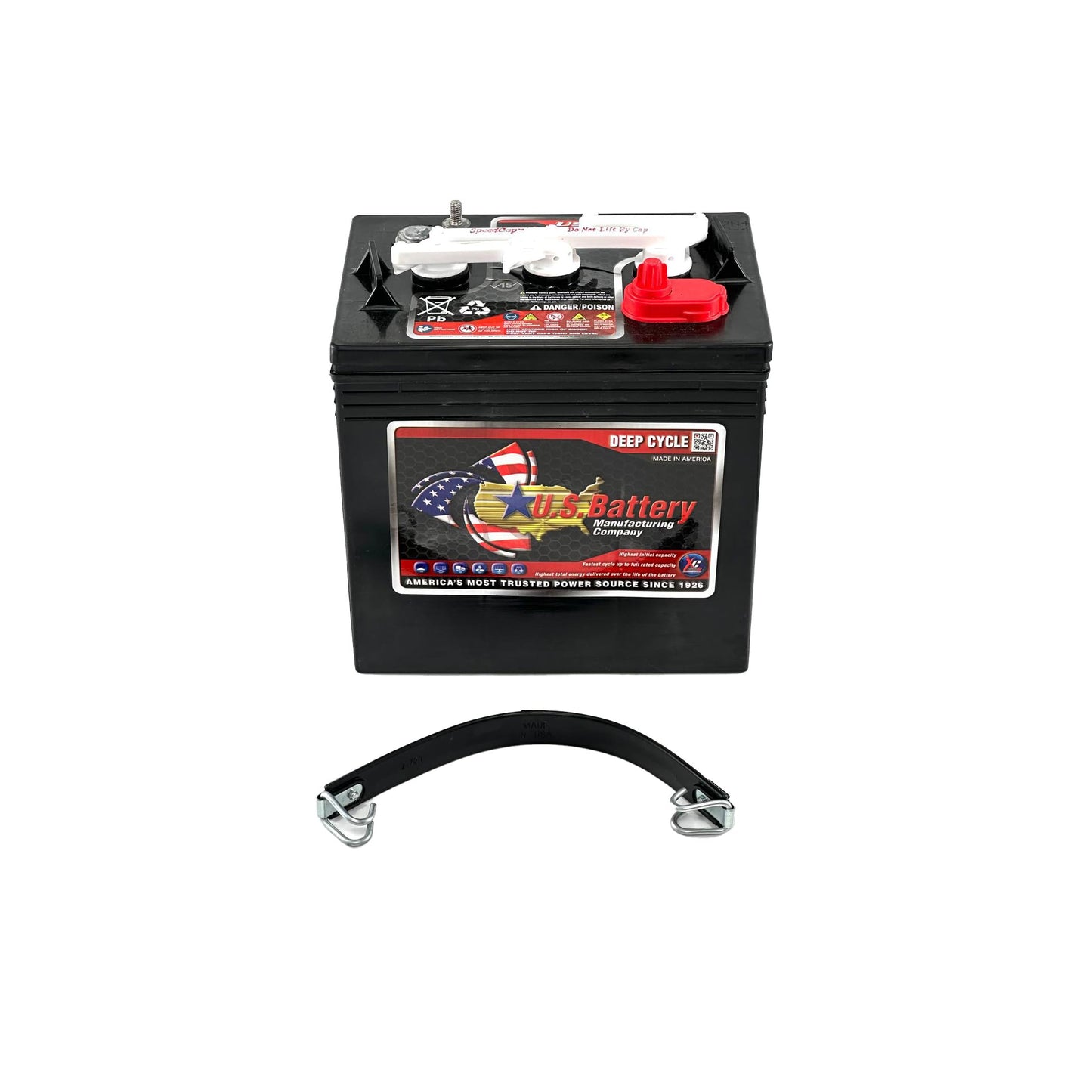Set of 12 | US Battery US1800XC2 6 Volt 208Ah Deep Cycle Golf Cart, Solar, Marine, RV & Industrial Use Battery | BCI Group GC2 ~ Replaces T-605 T605 | T-105 T105