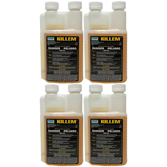 Killem 00119 Biocide, 16 oz. Bottle (Pack of 4)