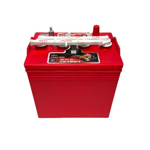6 Pack | U.S. Battery US8VGC 8V 170Ah Deep Cycle Golf Cart, Solar, Marine, RV, and Industrial Use Battery - Replaces T-875 | T875