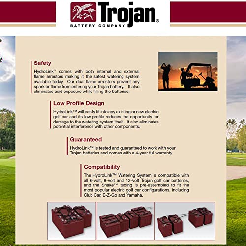 Trojan HydroLink Watering System for 48V Yamaha Drive 12V Battery Kit