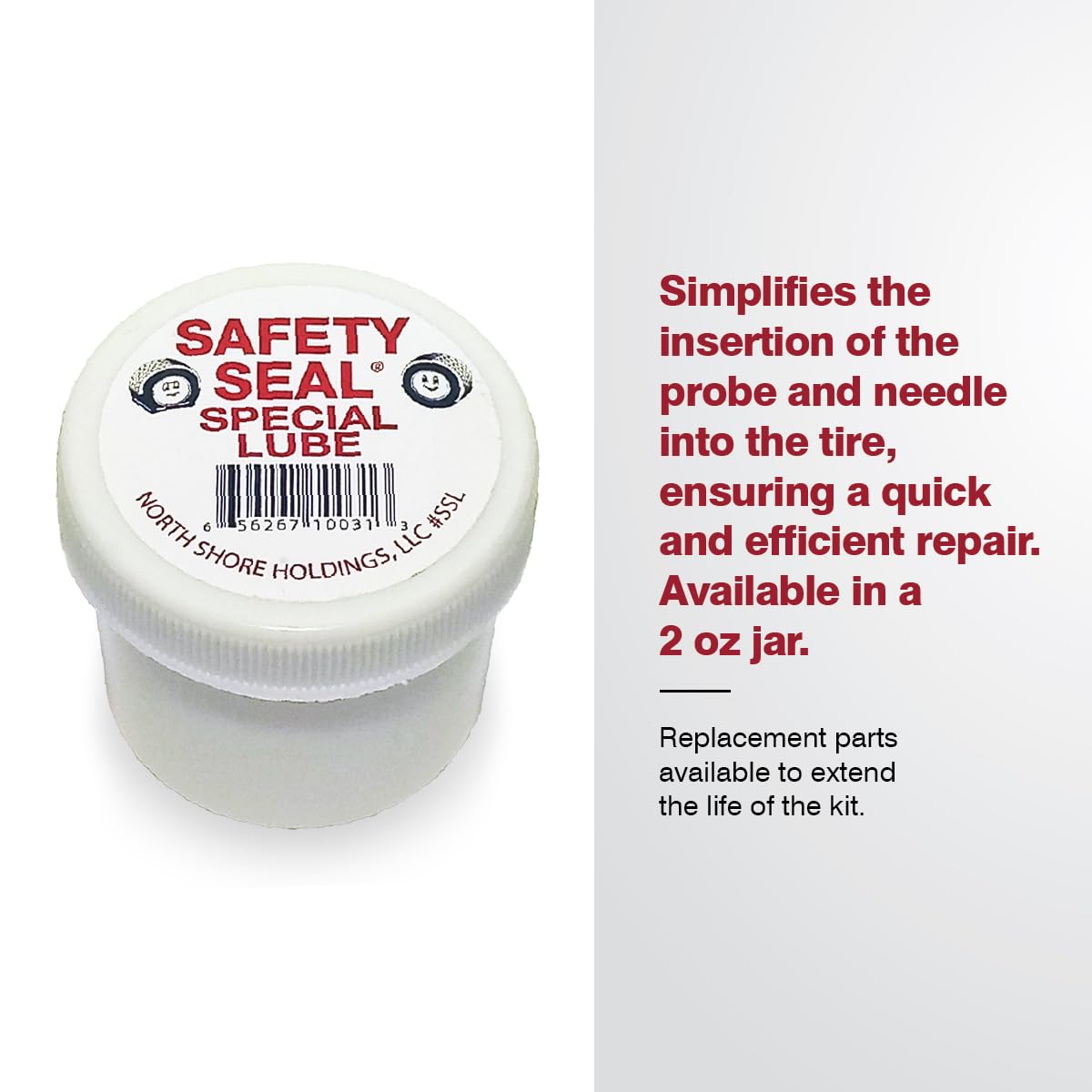 Safety Seal Truck Deluxe Tire Repair Kit 30-8"(20CM) Repairs