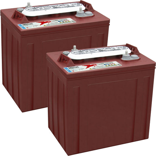 Trojan Motive T-125 GC2 6V 240Ah Deep Cycle Flooded Lead Acid Battery x2