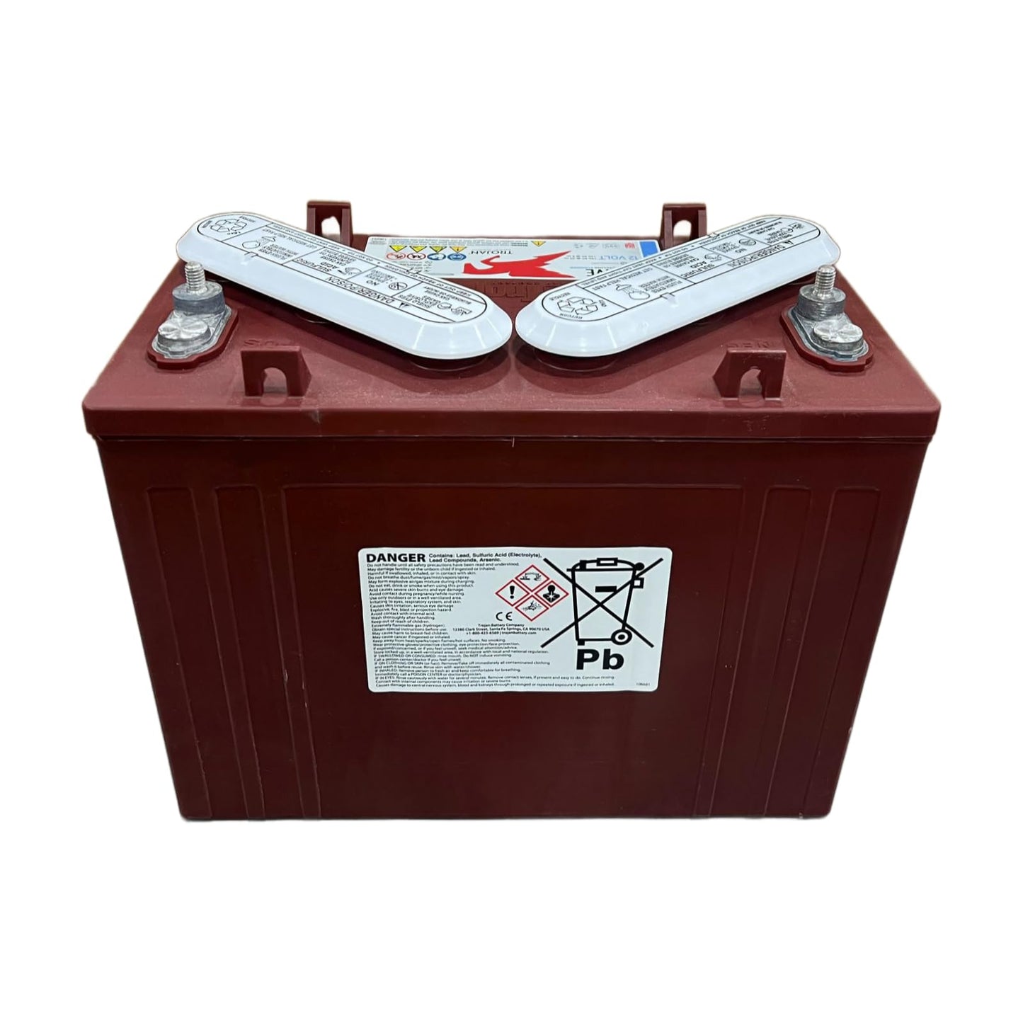 Trojan T-1275 12V Flooded Lead Acid Battery, 150Ah 20-Hr Rate - Set of 4