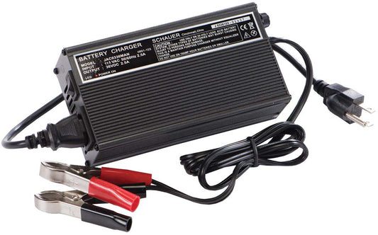 JAC0336MAN - Schauer Golf Cart battery Maintainer 115 VAC Input, 36 VDC Output, 2.5A Charge Rate