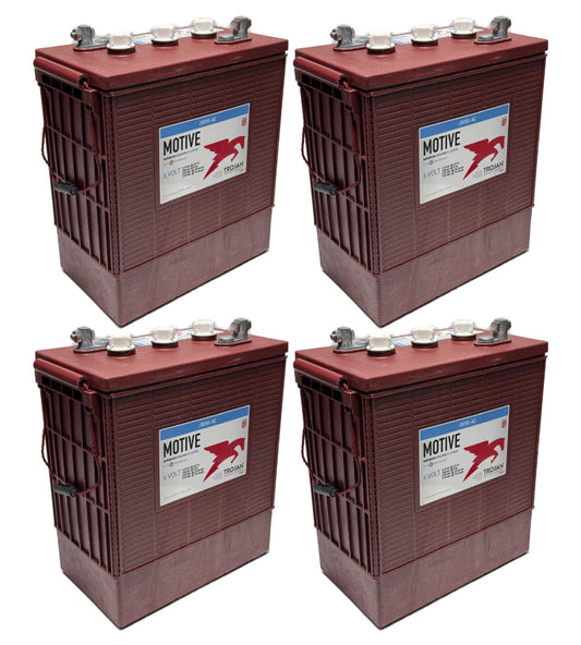 Trojan J305G-AC 6V 315Ah Flooded Lead Acid Battery (Set of 4)
