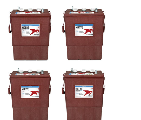 Trojan Motive L16HG-AC 435Ah 6VDC Group 903 Signature Deep-Cycle Flooded Battery X4