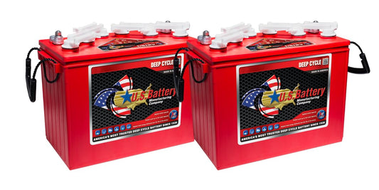 Set of 2 | US Battery US12VXC2 12 Volt 155 Ah Deep Cycle GC12 Battery ~ Replaces T-1275 T1275