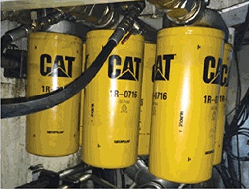 Caterpillar 1R0716 1R-0716 Engine Oil Filter Advanced High Efficiency Multipack (Pack of 2)