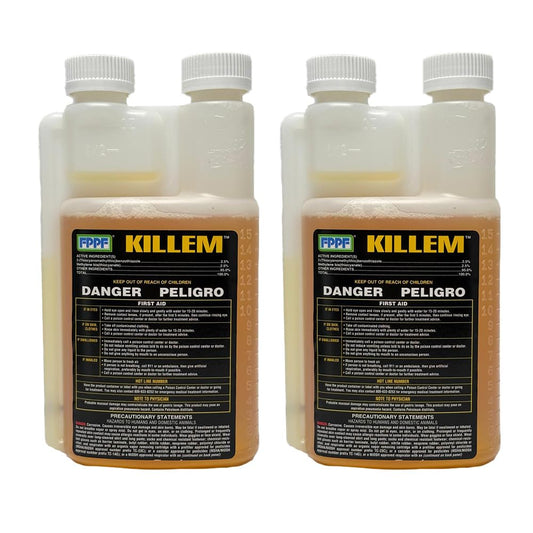 FPPF Killem 00119 Biocide, 16 oz. Bottle (Pack of 2)