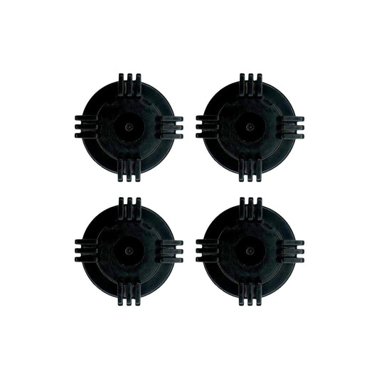 Stone River Golf Cart Battery Vent Cap - 1/4 Turn Bayonet Style (Color: Black) Pack of 4