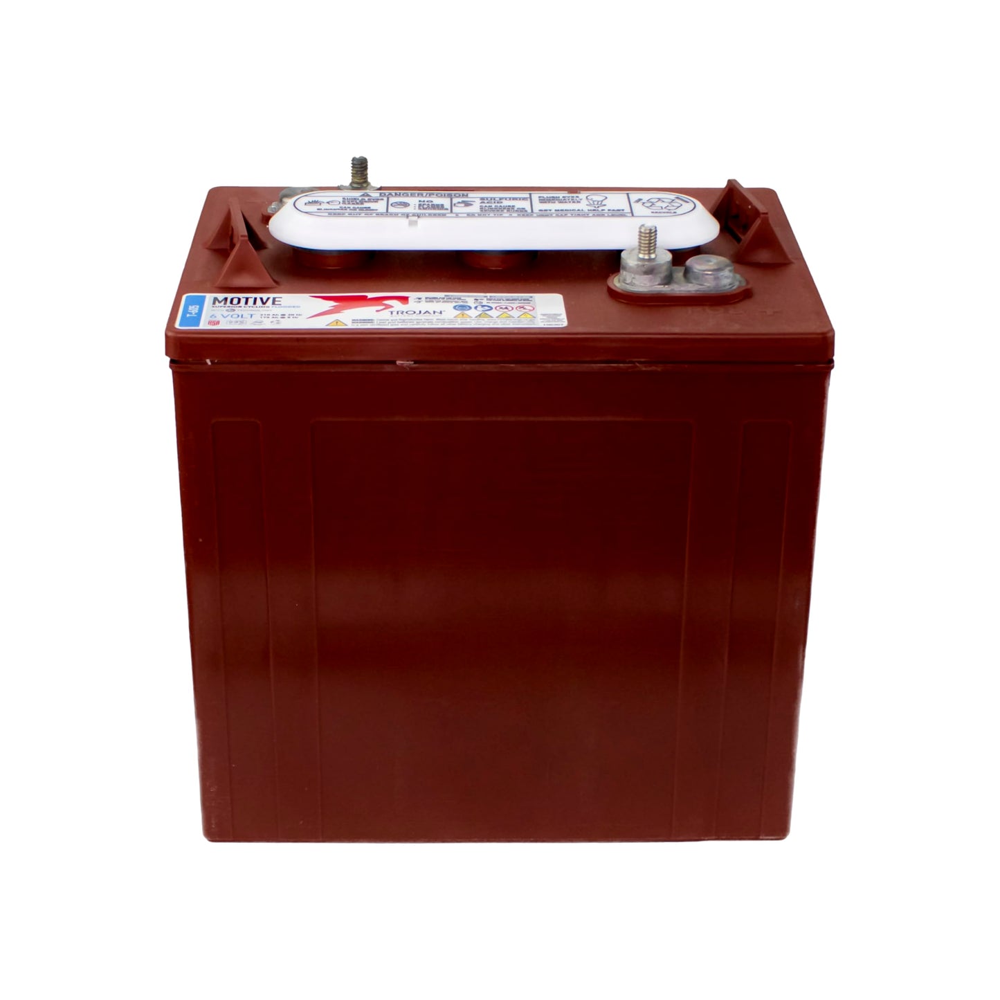 Trojan T-605 6V Lead Acid Battery, 210Ah 20-Hr Rate - Set of 6