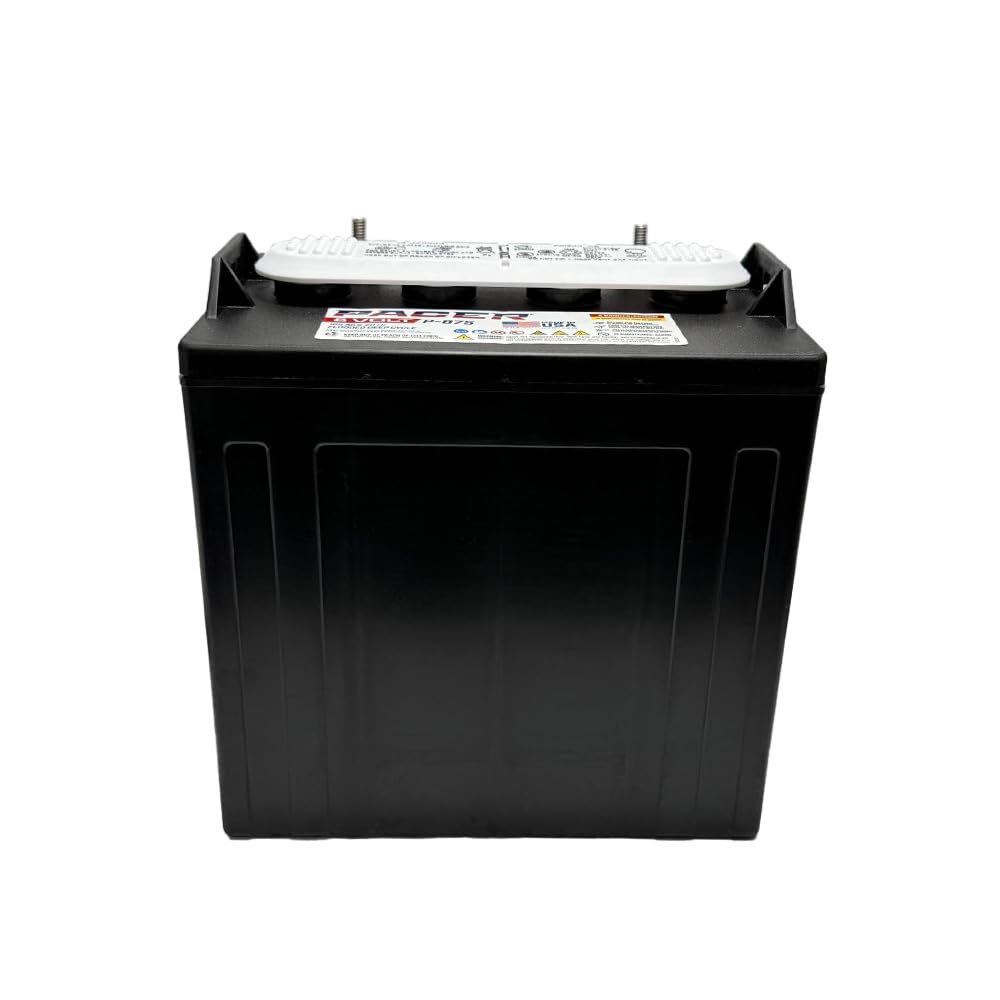 (Set of 4) Pacer P-875 8 Volt 165Ah Golf Cart, Solar, Marine, RV, and Industrial Use Deep Cycle Battery - Compatible with T-875 | T875