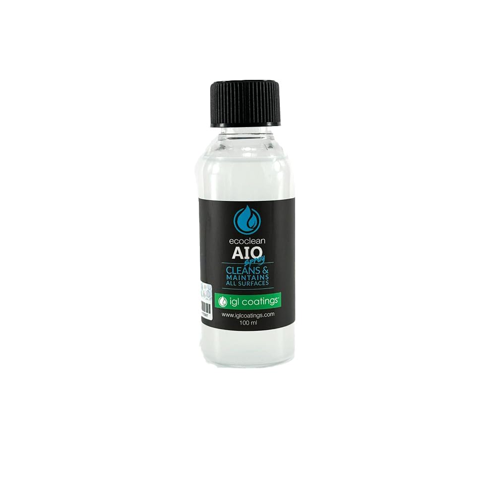 IGL Travel Car Detailing Kit: 100ml Ecoclean AIO, Blizzard, Glass & Interior, Ecoshine Dash/Tyre, Microfiber Towel – Ideal for Glove Box & Trunk Essentials