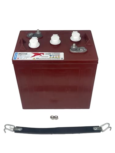 4 X TROJAN BATTERY T-105 PLUS 6V DEEP CYCLE FLOODED 225 Ah.