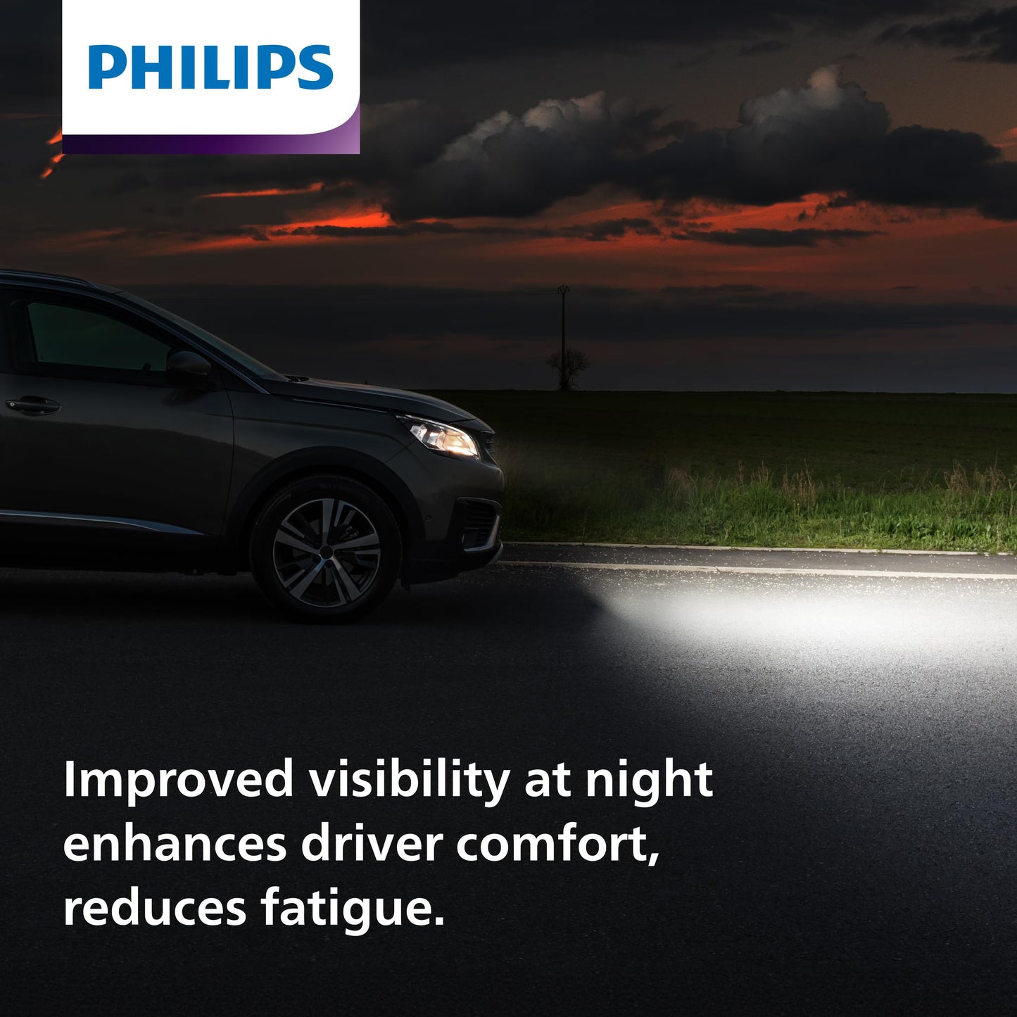 Philips Automotive Lighting H1 NightGuide Platinum Premium Upgrade Automotive Replacement Headlight Bulb, Fits Select High Beam, Low Beam, and Fog Positions (Pack of 2)