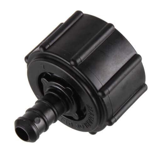PolyAlloy PEX Crimp Port Adapter, 3/8" PEX Crimp x 1/2" Port (Zero Lead)