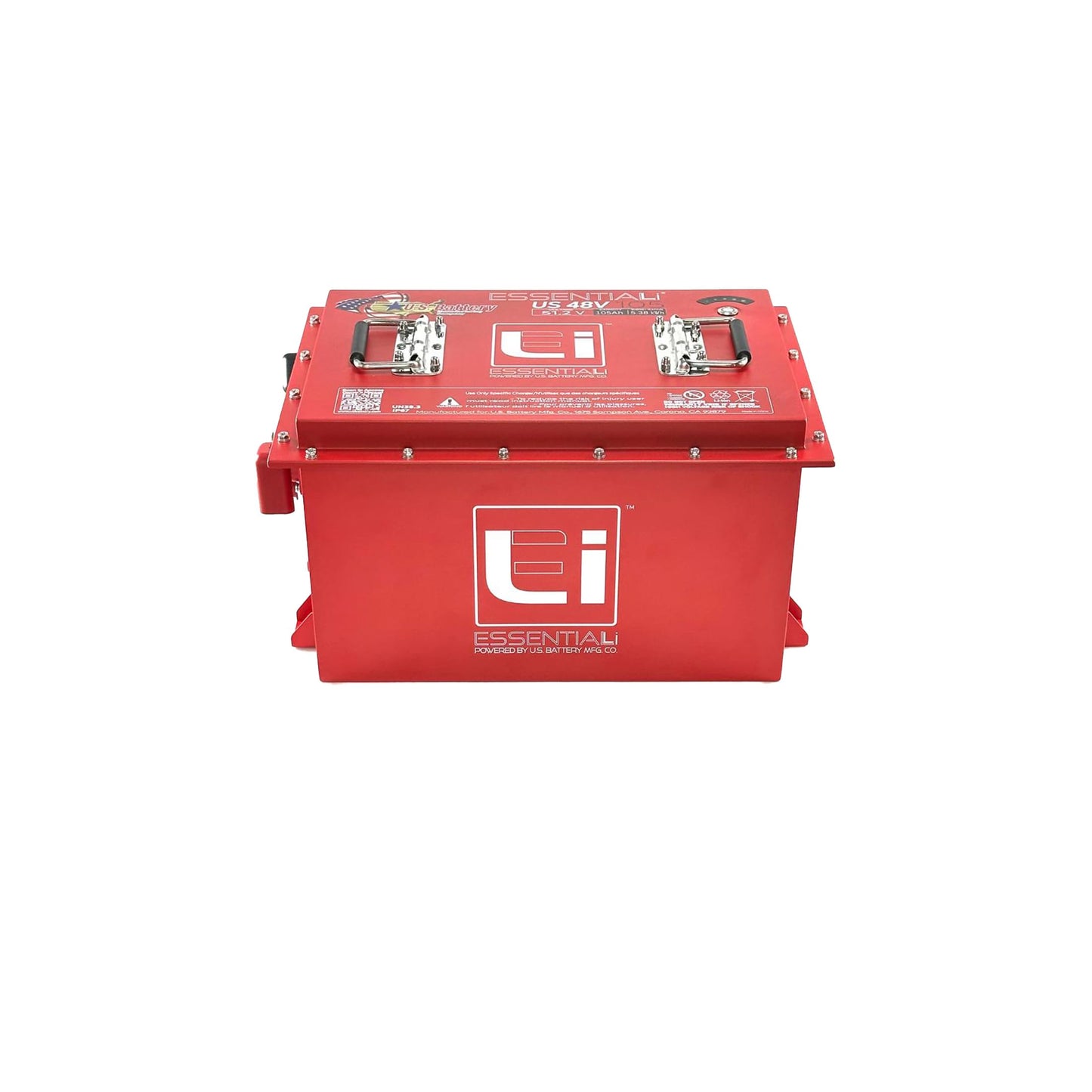 U.S. Battery ESSENTIAL Li® Deep Cycle Lithium-Ion Golf Cart Battery US 48V 105 Ah | Waterproof, Maintenance-free with integrated Battery Management System (BMS)
