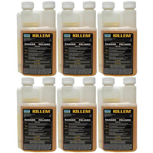 FPPF Killem 00119 Biocide, 16 oz. Bottle (Pack of 6)
