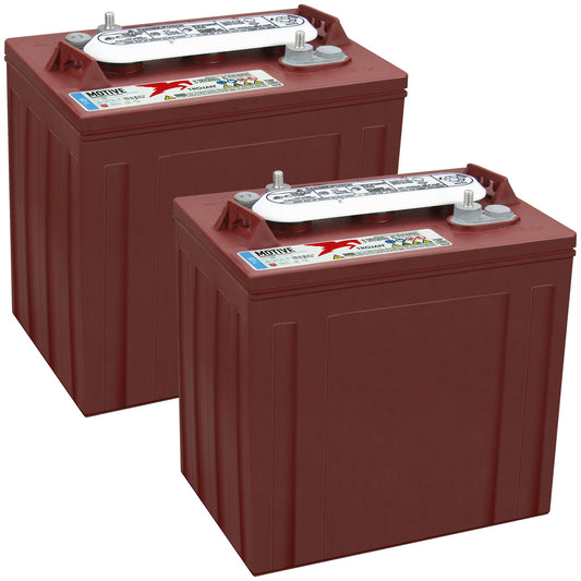Trojan T-125 6V 240Ah Flooded Lead Acid GC2 Deep Cycle Battery x2