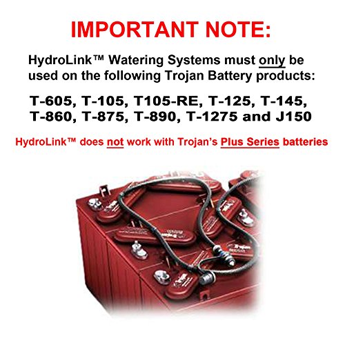 Ice Fire Trojan HydroLink Watering System for 36V EZ-Go TXT 6V Battery Kit