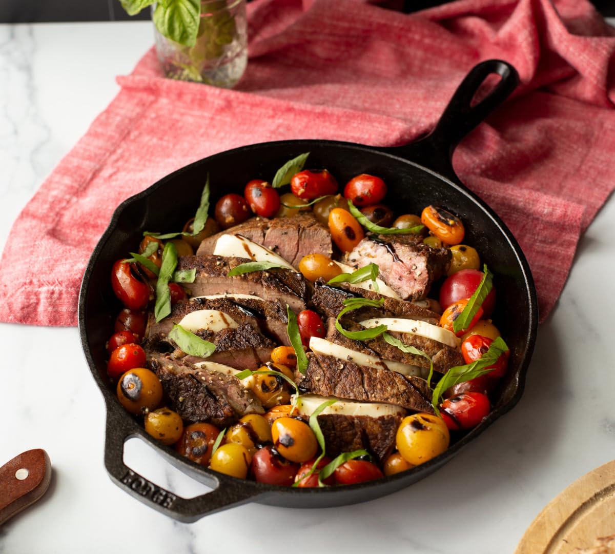 Lodge L6SPB41 Essential Skillet Set, 7-Piece, Black