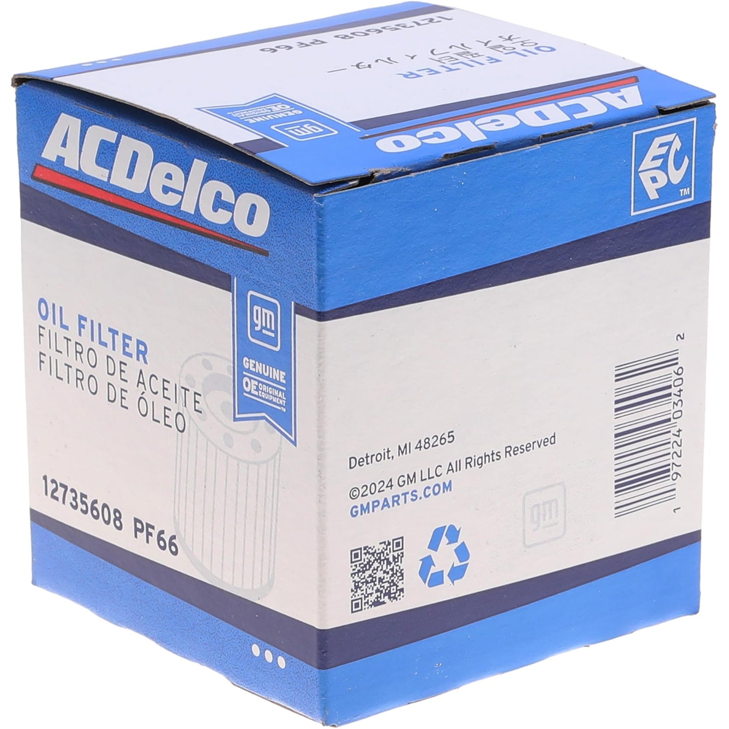 ACDelco GM Original Equipment PF66 (12735608) Oil Filter