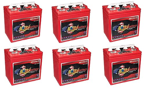 US Battery US8VGC T875 8 Volt, 170 AH Deep Cycle Battery - 6 Pack