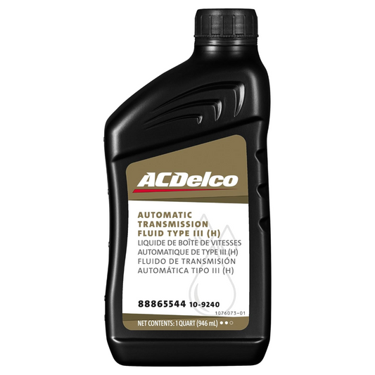 ACDelco Gold 10-9240 Type III (H) Automatic Transmission Fluid - 1 qt, 32 Fl Oz (Pack of 1)