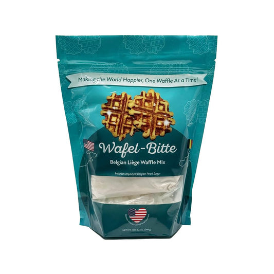 Wafel-Bitte Belgian Liege Waffle Mix with Imported Belgian Pearl Sugar