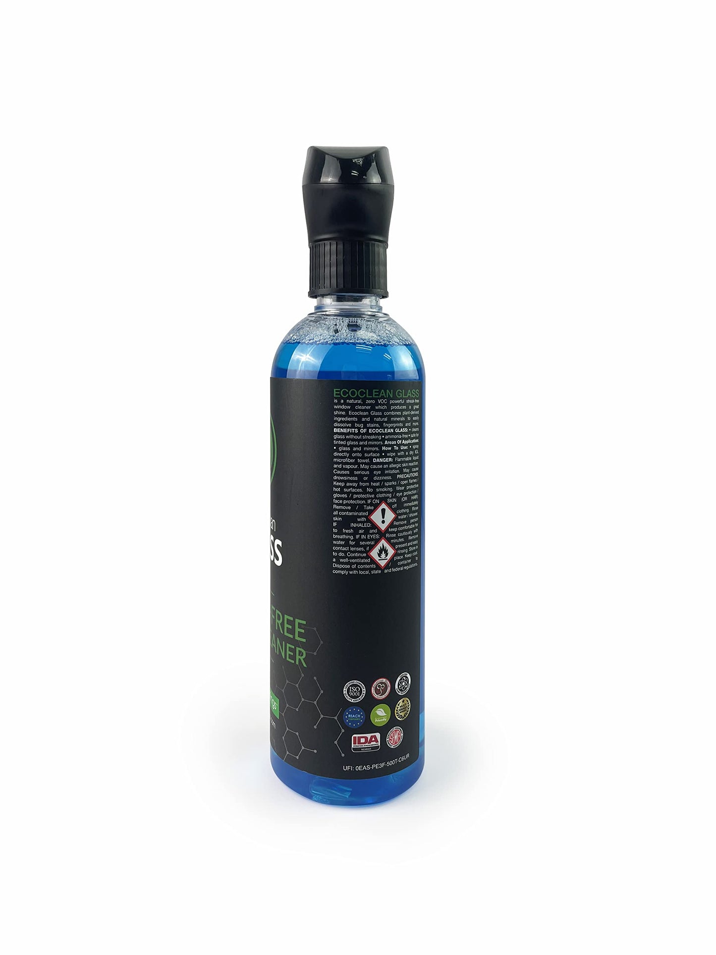 IGL Ecoclean Glass, Streak Free Cleaner (500ml) Nice Refreshing Scent