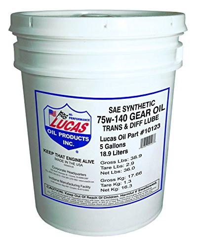 Lucas Oil Synthetic SAE 75W-140 Gear Oil