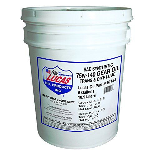 Lucas Oil Synthetic SAE 75W-140 Gear Oil