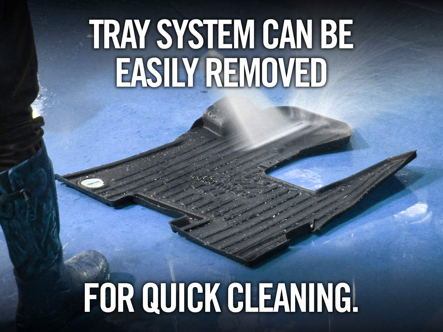 Minimizer Floor Mats; Works with Kenworth W990 (2019-20), Manual Trans; Part #10002647