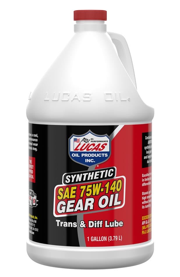 Lucas Oil Synthetic SAE 75W-140 Gear Oil