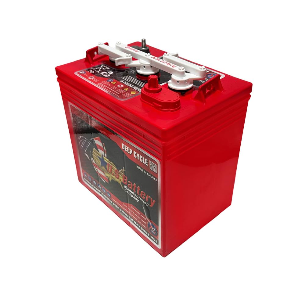 (Set of 12) US Battery US2200XC2 6 Volt 232 Ah Deep Cycle Battery, Group Size GC2 | Replaces T-105 T105