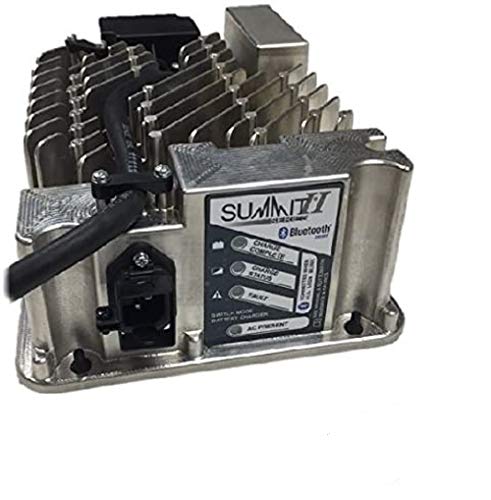Lester Summit Series II Battery Charger 650W 36/48V with E-Z-GO TXT 36V PowerWise 2-Pin Plug with 8.5 Ft. DC Cord Summit Serie