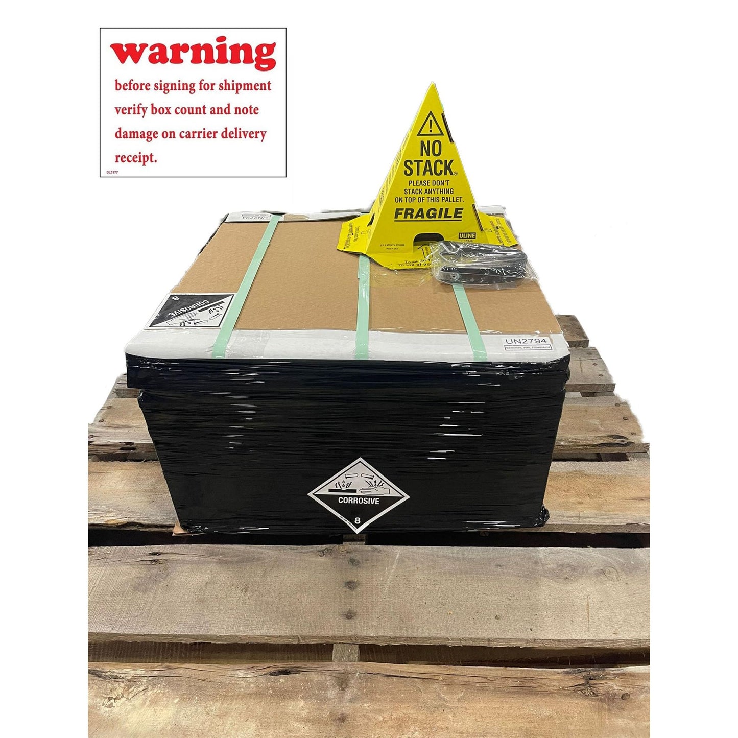 Trojan T-875 8V 170Ah Flooded Lead Acid GC8 Deep Cycle Battery (Set of 6)