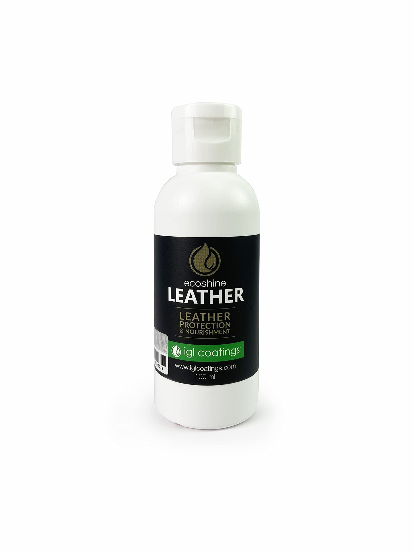IGL Ecocoat Leather, Protector Against Liquid Stains and UV (30ml) - Natural Leather & Artificial Safe