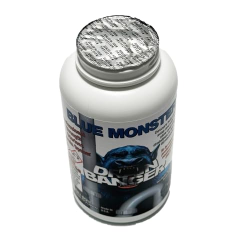 Set of 4 Blue Monster Drain Banger Drain Cleaner