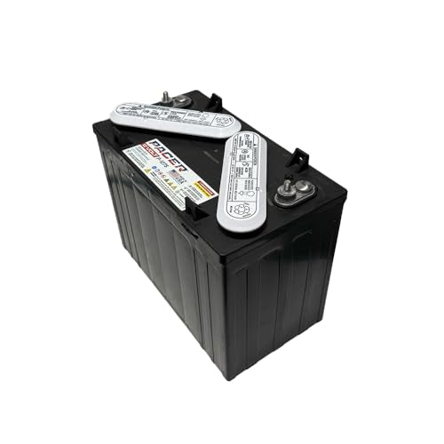 Set of 4 | Pacer P-1275 12V 145Ah Deep Cycle Golf Cart, Solar, Marine, RV, and Industrial Use Battery. Compatible with Trojan T-1275 | T1275