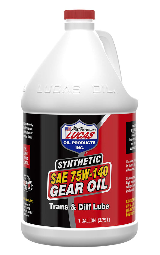 Lucas Oil Synthetic SAE 75W-140 Gear Oil