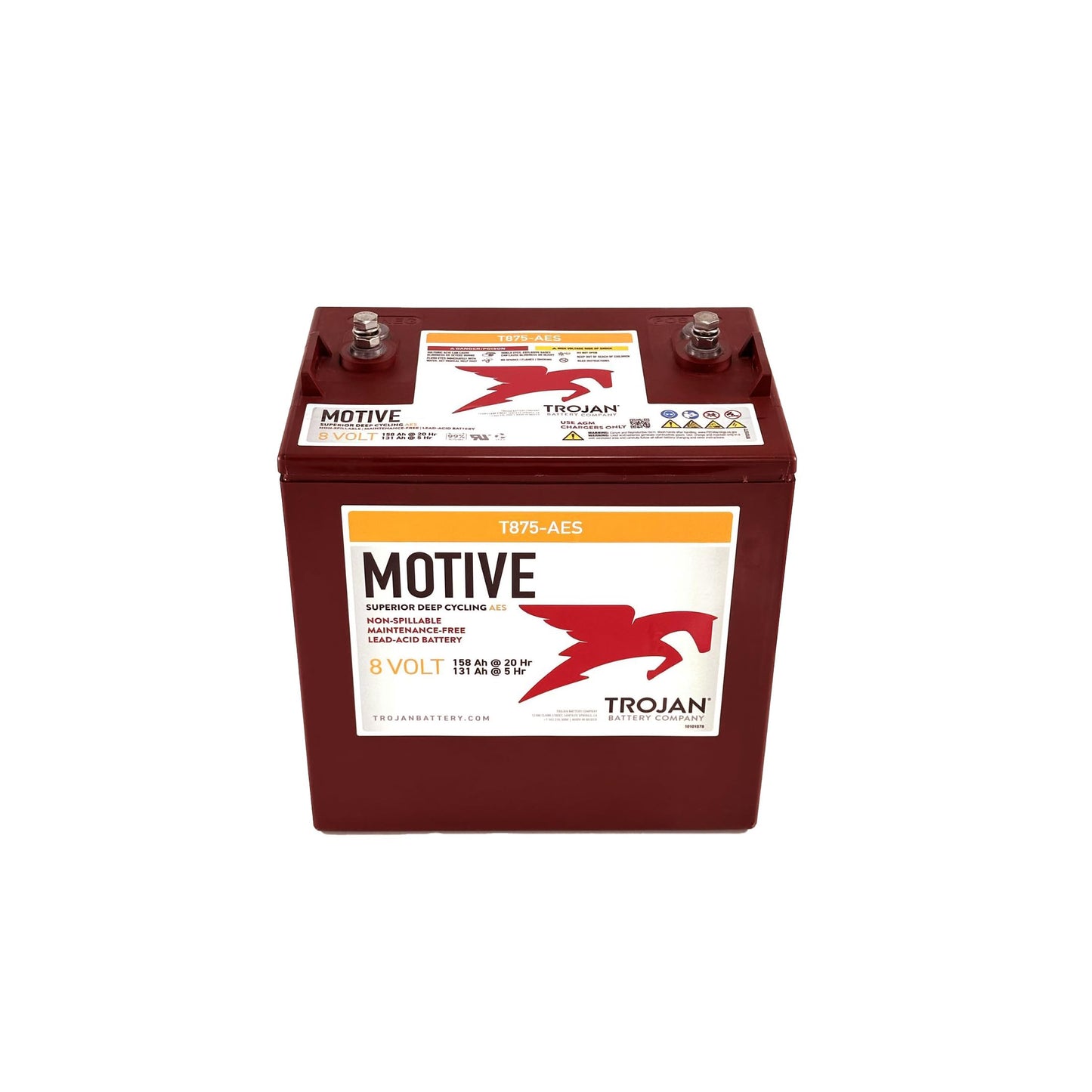 Trojan T875-AES 8V 158Ah VRLA AGM Battery (Set of 6)
