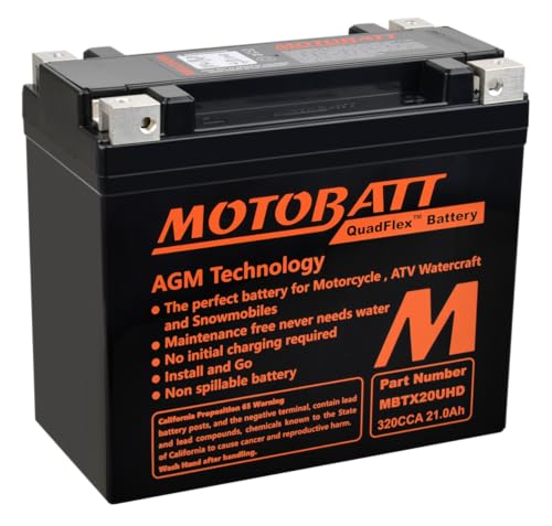 Motobatt, Motorcycle Battery, mbtx20uhd