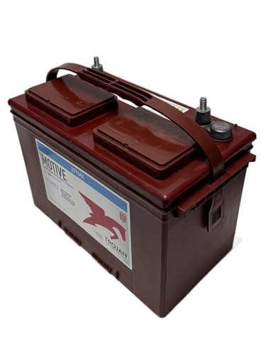 Trojan 27TMX 12V Flooded Lead Acid Battery, 105 Ah - Ideal for RVs, Marine, and Floor Cleaning Machines