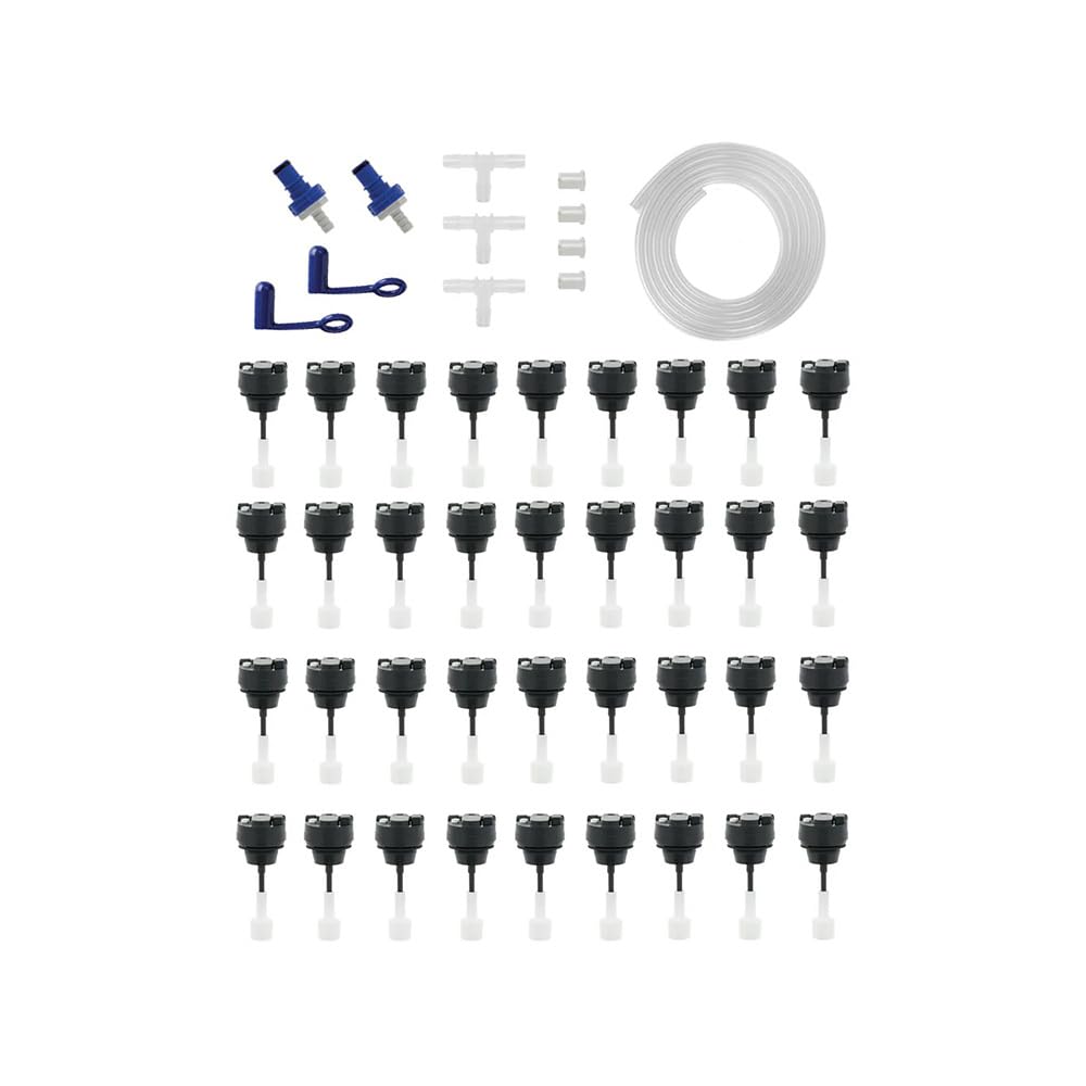 Battery Watering Technologies K3600B-GLFBCTB Single-Point Watering System – 36-Cell Kit with VB-TBU Valves for Industrial Batteries
