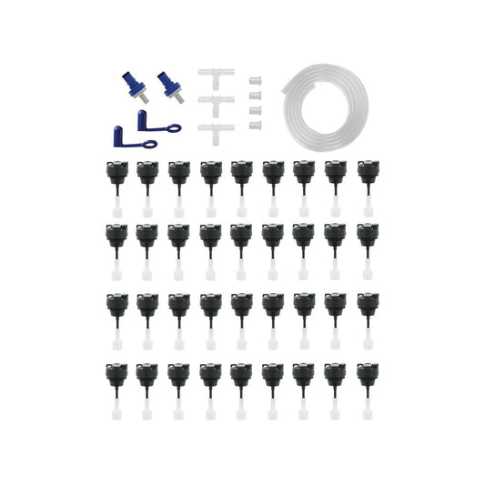 Battery Watering Technologies K3600B-GLFBCTB Single-Point Watering System – 36-Cell Kit with VB-TBU Valves for Industrial Batteries