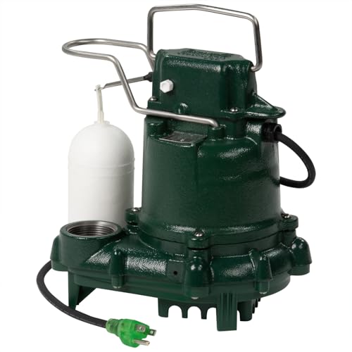 Zoeller M53 Mighty-mate Submersible Sump Pump, 1/3 Hp (2) Green