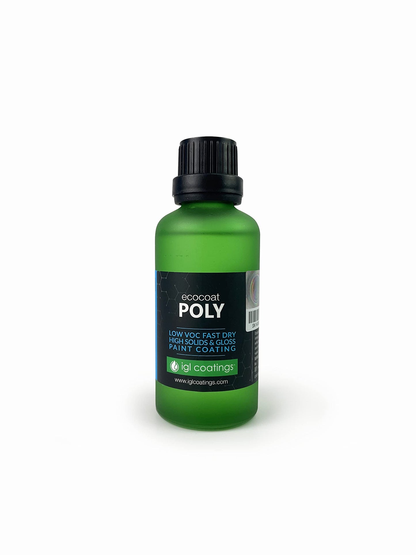 IGL Coatings Ecocoat Poly – Hydrophobic Spray Coating, High Gloss & UV Protection, Long-Lasting Ceramic Sealant for Cars, Water-Repellent & Easy Application – Eco-Friendly & VOC-Compliant (50ml)