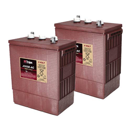 Trojan J305E-AC 6 Volt, 305 AH Deep Cycle Battery - 2 Pack